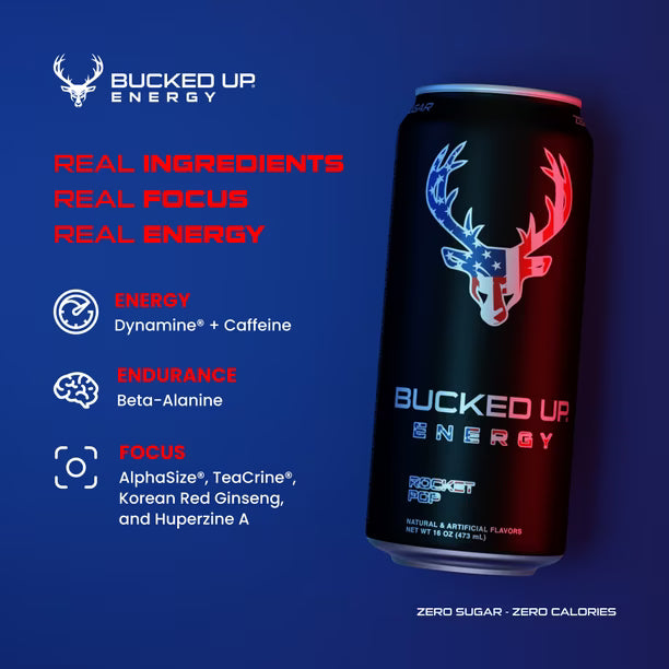 Bucked Up Energy ZERO SUGER RTD