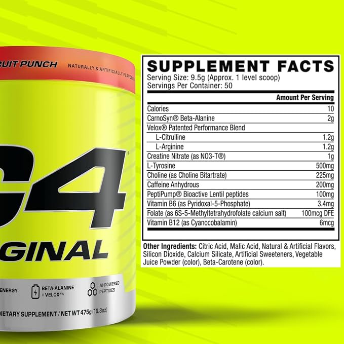 Cellucor C4 Original Pre Workout Powder (50 Servings)