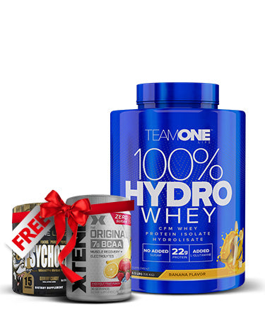 Hydro whey + psychotic+ xtend