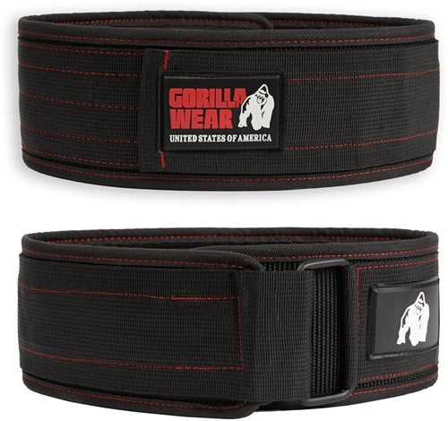 Gorilla Wear 4 Inch Nylon Lifting Belt