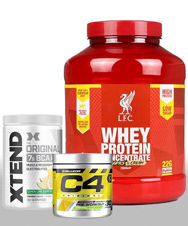 عرض واي بروتين مع طاقة واستشفاء عضلي