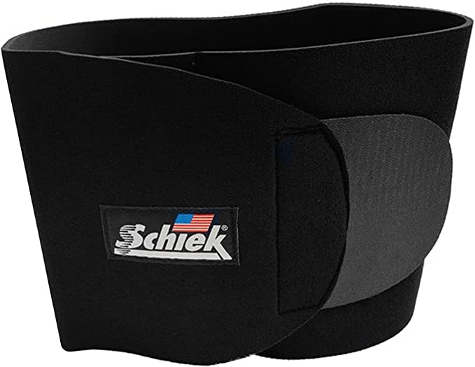 Schiek Sports Model 800 Waist Trimmer Belt - Black