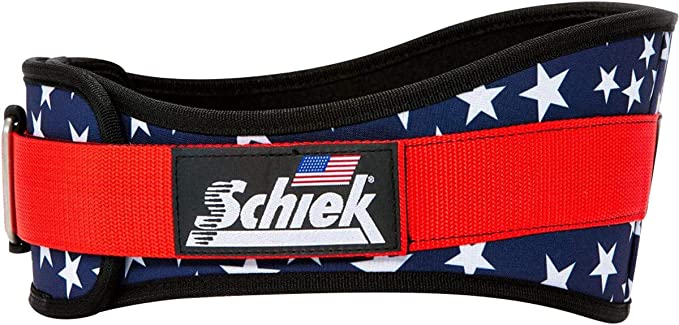 Schiek Sports 2006 Nylon 6" Weight Lifting Belt -STARS