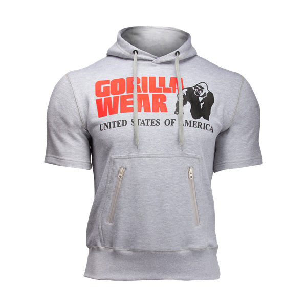  GORILLA WEAR Springfield S/L Zipped Hoodie - Black Black S : Gorilla  Wear: Sports & Outdoors