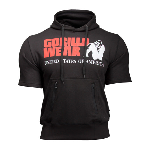 Gorilla Wear - Boston Short Sleeve Hoodie - Black