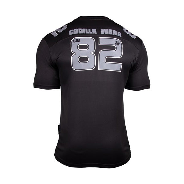 82 Baseball Jersey - Black Gorilla Wear