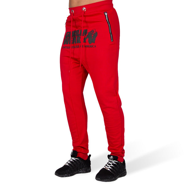 Gorilla Wear - Alabama Drop Crotch Joggers Red