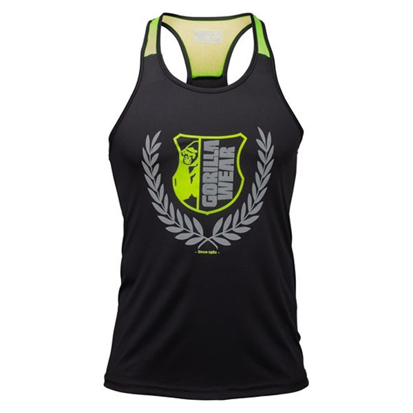 Gorilla Wear - Lexington Tank Top - Black/Neon Lime