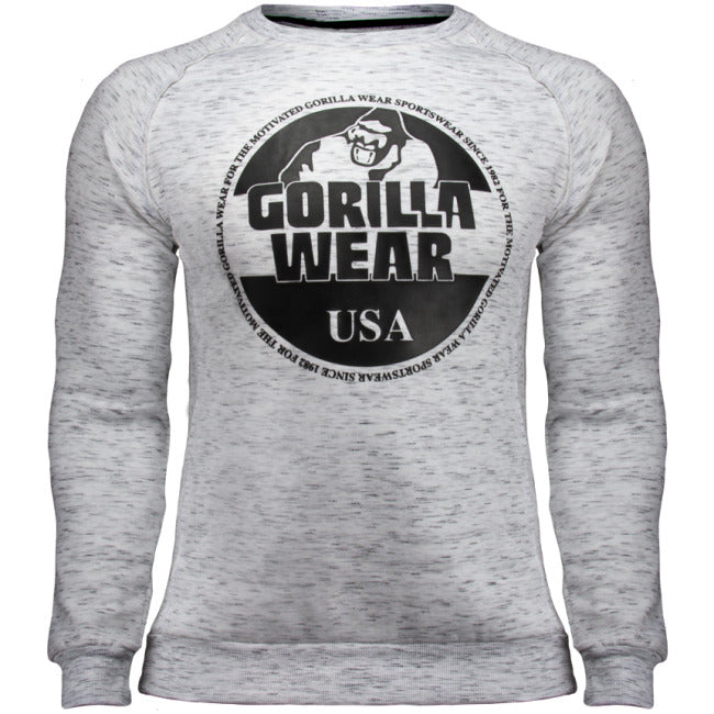 Gorilla Wear - Bloomington Crewneck Sweatshirt - Mixed Gray