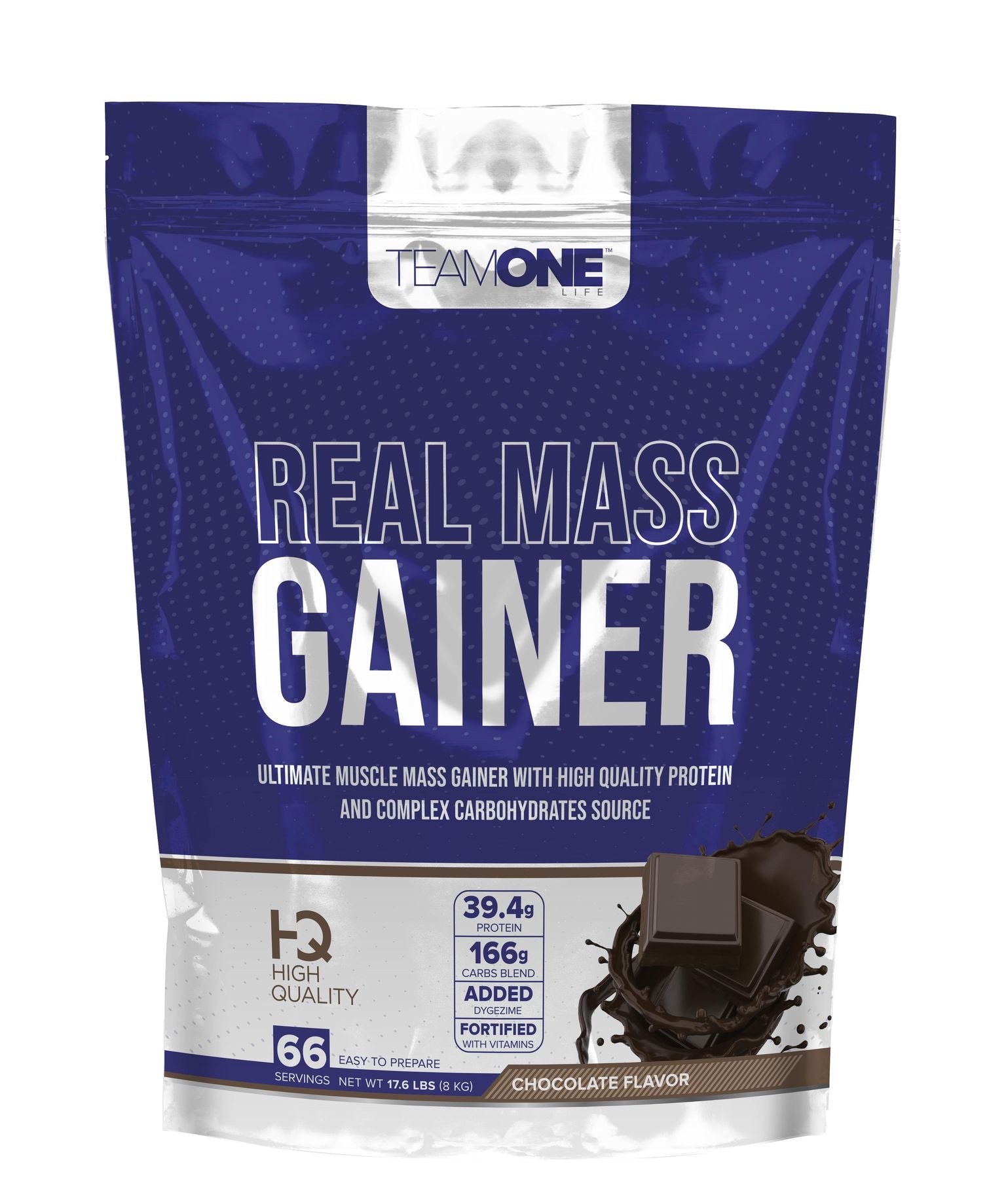 TEAM ONE- REAL MASS GAINER 8 KG