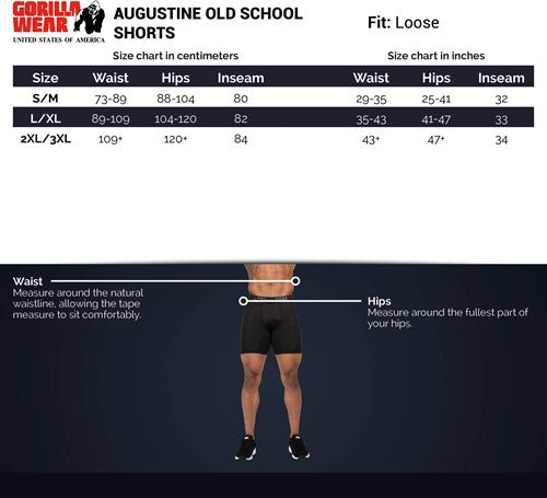 Gorilla Wear - Augustine Old School Shorts