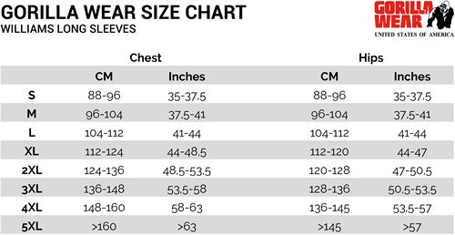 Gorilla Wear - Williams Long Sleeve - Red