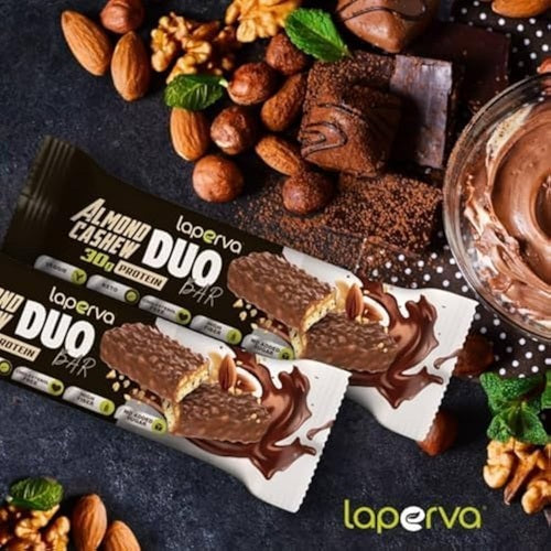 LAPERVA PROTEIN BAR DUO ALMOND CASHEW 30G