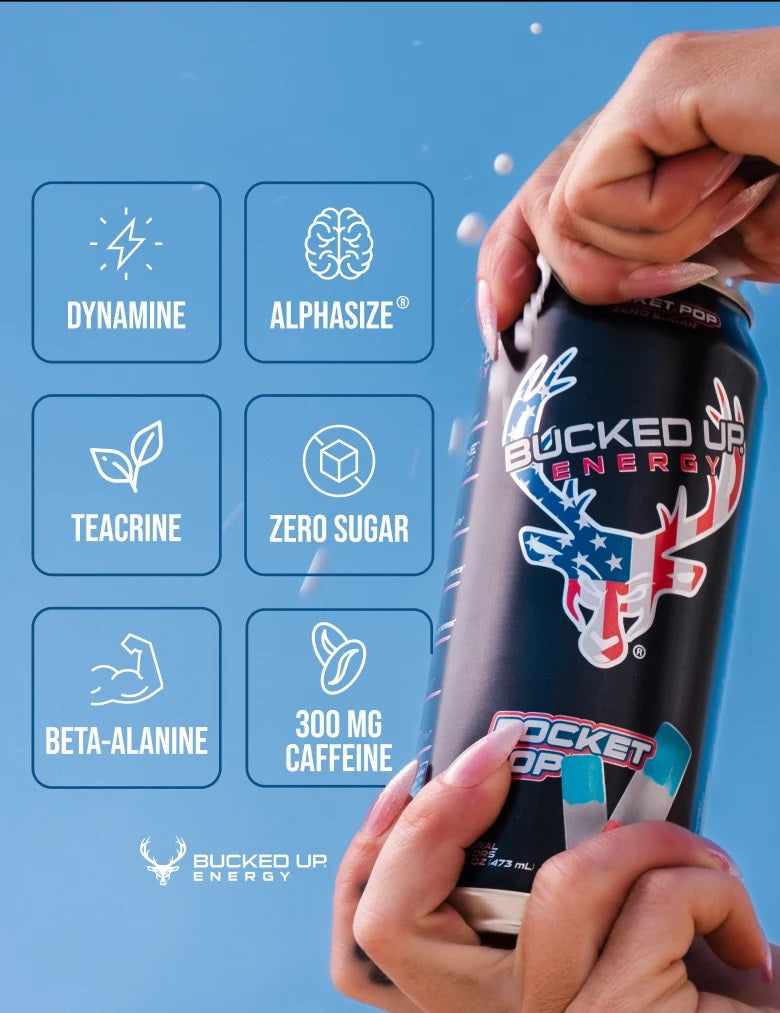 Bucked Up Energy ZERO SUGER RTD