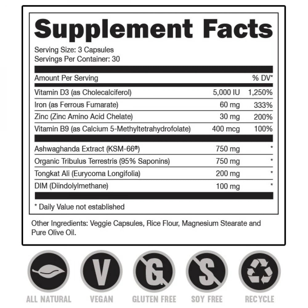 BUCKED UP RUT - Testosterone Booster