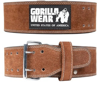 Gorilla Wear 4 Inch Leather Lifting Belt