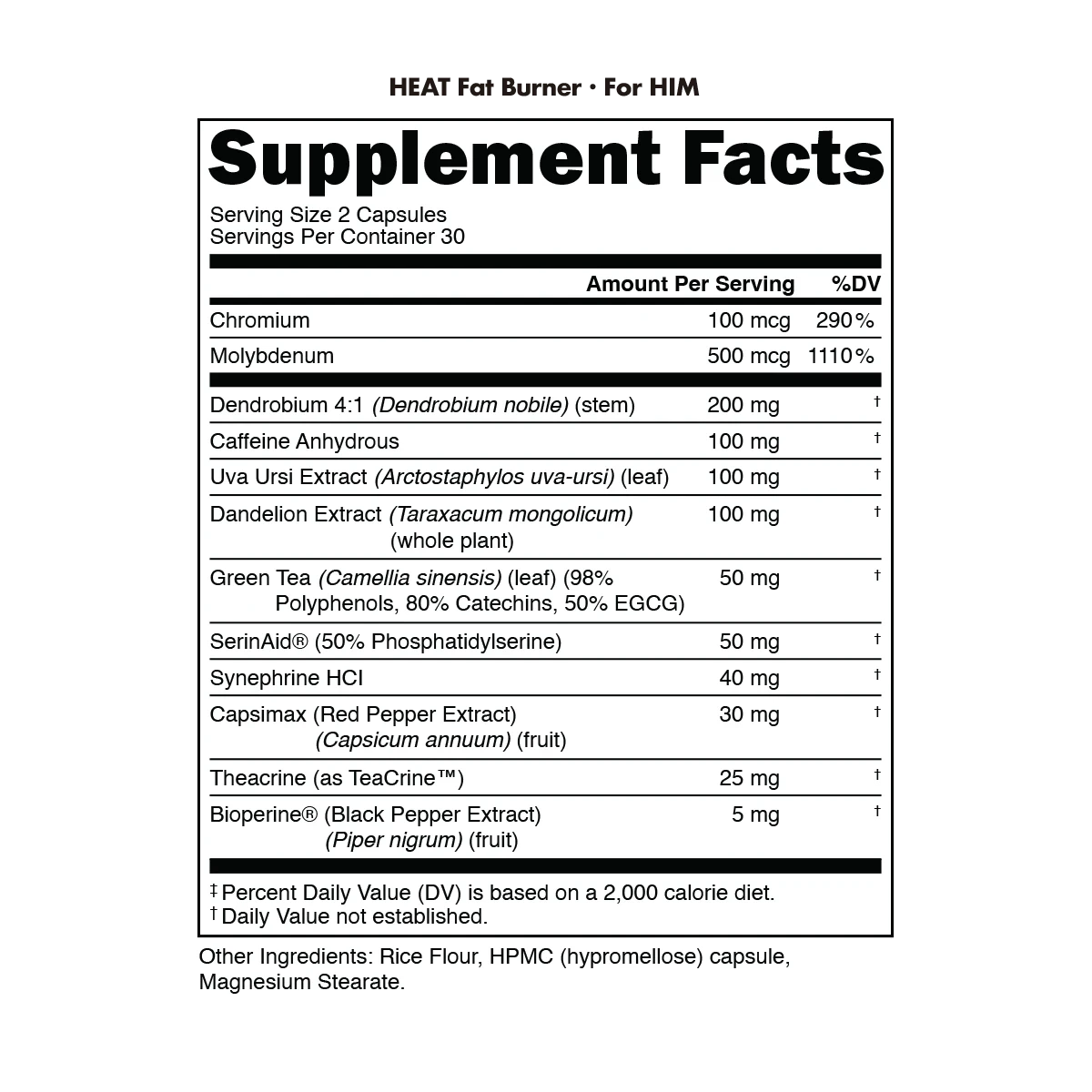 BUCKED UP HEAT - FAT BURNER