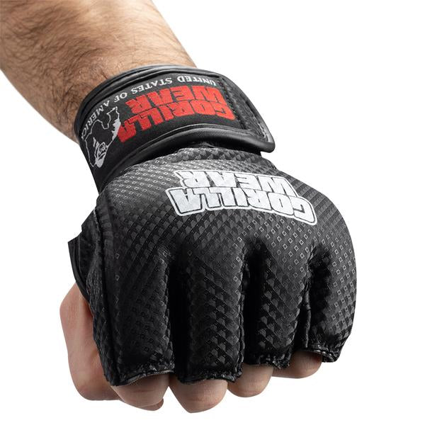 Gorilla Wear - Berea MMA Gloves (Without Thumb) - Black/White