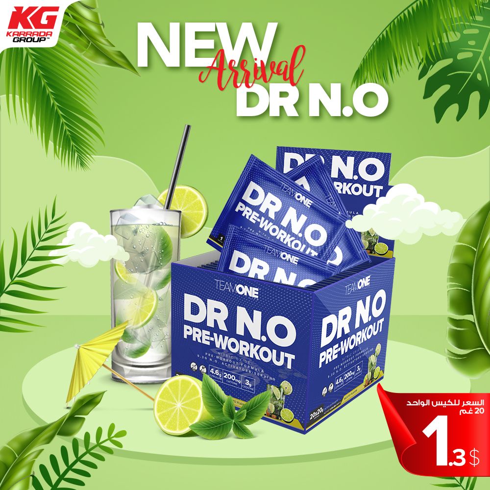 TEAM ONE LIFE - DR N.O. PRE-WORKOUT | One Time Use Sachets