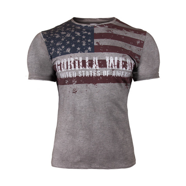 Gorilla Wear USA Flag Tee