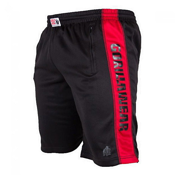 Gorilla Wear - Track Shorts Black/Red