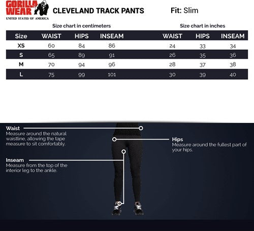 Gorilla Wear - Cleveland Track Pants