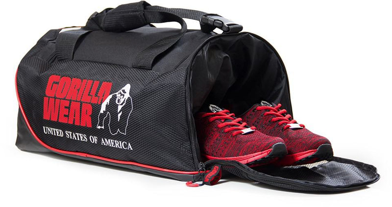 Gorilla Wear - Jerome Gym Bag - Black/Red
