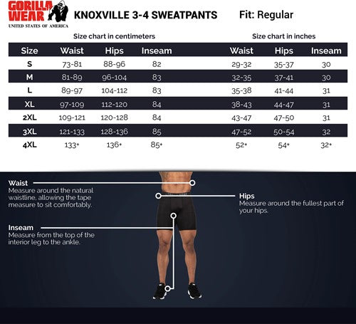 Gorilla Wear - Knoxville 3/4 Sweatpants
