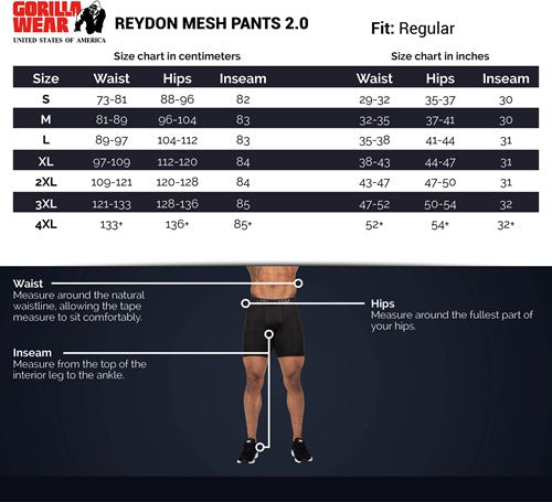 Gorilla Wear - Reydon Mesh Pants 2.0
