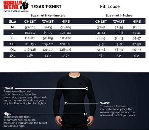 Gorilla Wear - Texas T-shirt