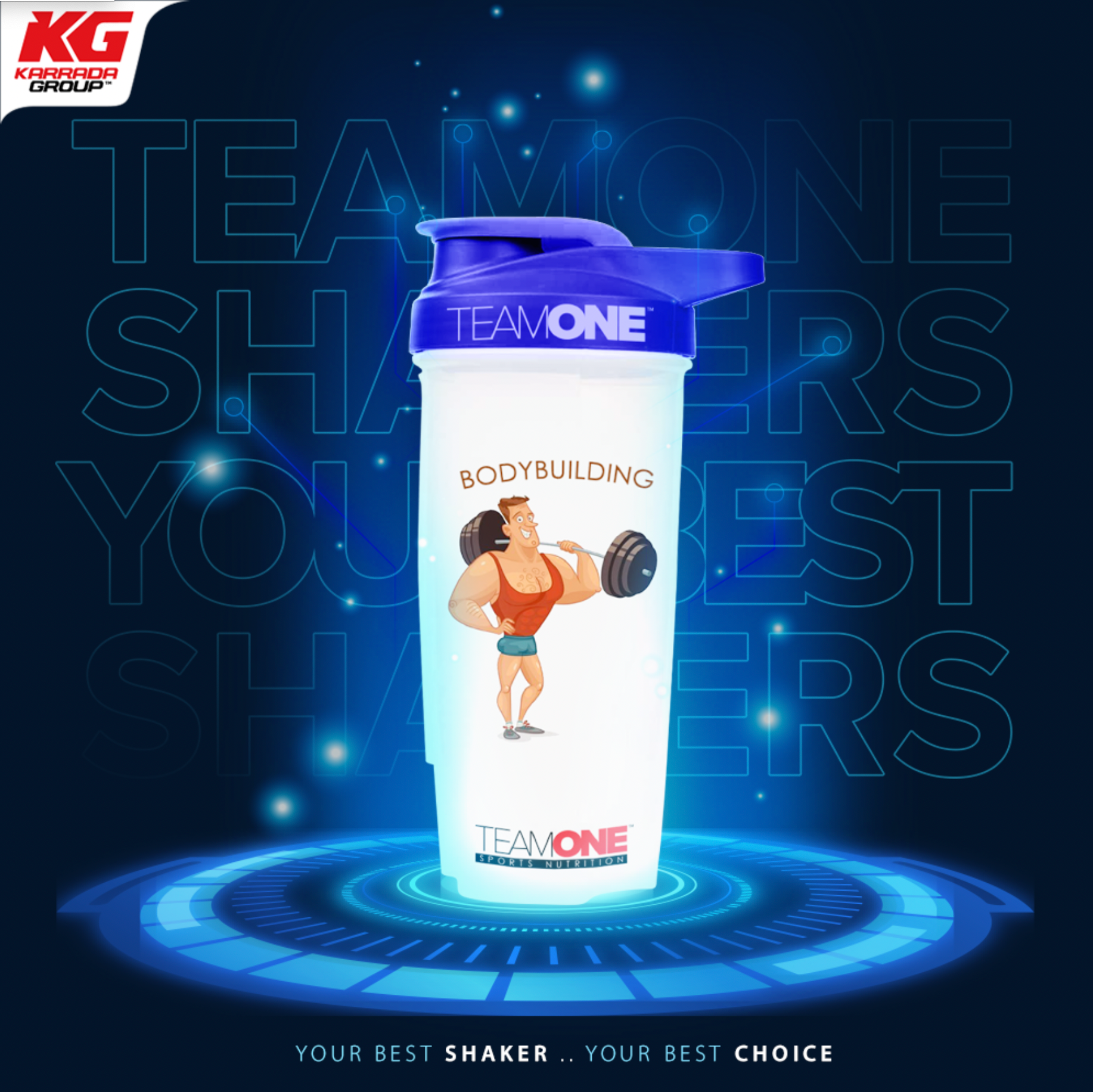 Team One Shaker Bodybuilding 700ml